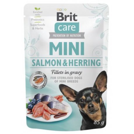Brit Care Dog Mini Sterilised Salmon & Herring 