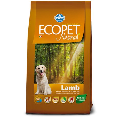 Farmina Ecopet Natural Lamb Medium Karma dla psów wrażliwych ras średnich