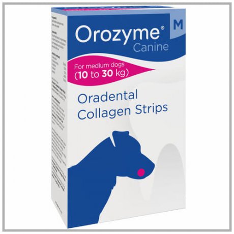 KHEIRON Orozyme Collagen Strips paski do żucia dla psów do higieny jamy ustnej