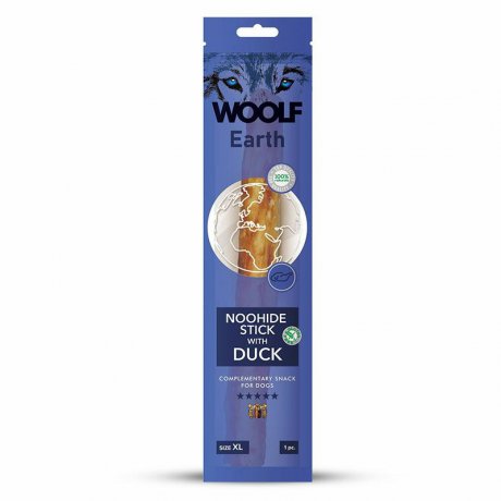 Woolf Earth Noohide XL Stick - Przysmak dla Psów z Żelatyną
