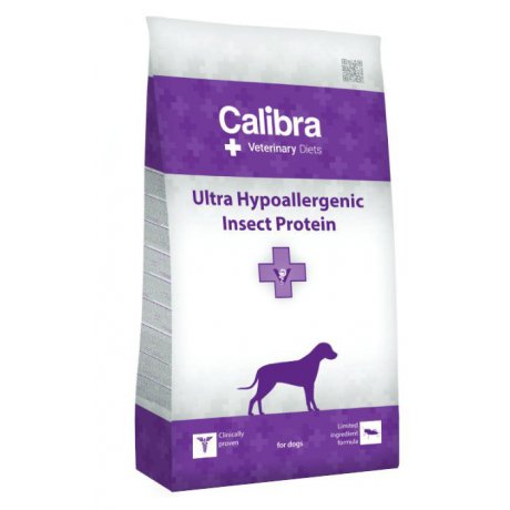 Calibra Veterinary Diets Dog Ultra Hypoallergenic Insect Protein - Karma dla psów z białkiem owadzym