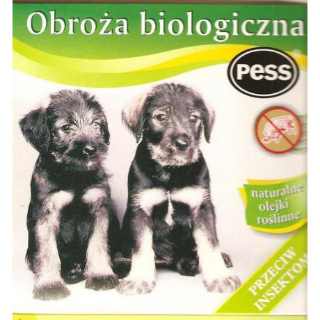 PESS Obroża owadobójcza biologiczna dla psa na naturalnych olejkach roślinnych