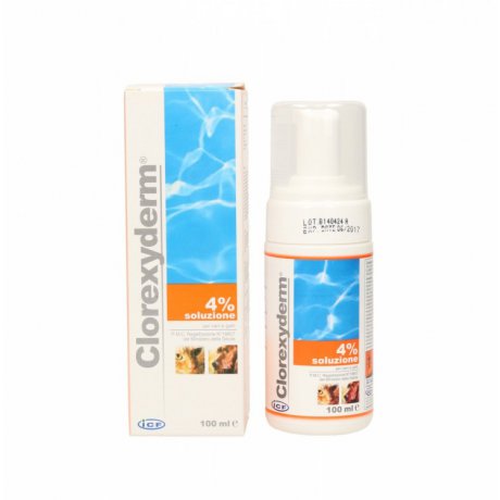 ICF Clorexyderm Solution Foam Spray 4% pianka bakterio i grzybobójcza na zapalenie skóry