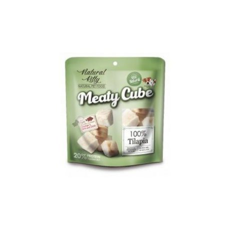 Natural Kitty Meaty Cube przysmak dla psa lub kota z tilapią 60g