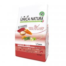 Unica Natura Unico Mini Venison sucha karma z jeleniem dla psów małych ras w każdym wieku 