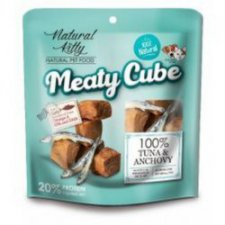 Natural Kitty Meaty Cube Przysmak dla Psa lub Kota z Tuńczykiem i Anchois 60g