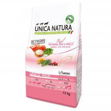 Unica Natura Unico Maxi Salmon sucha karma z łososiem dla dużych psów w każdym wieku 